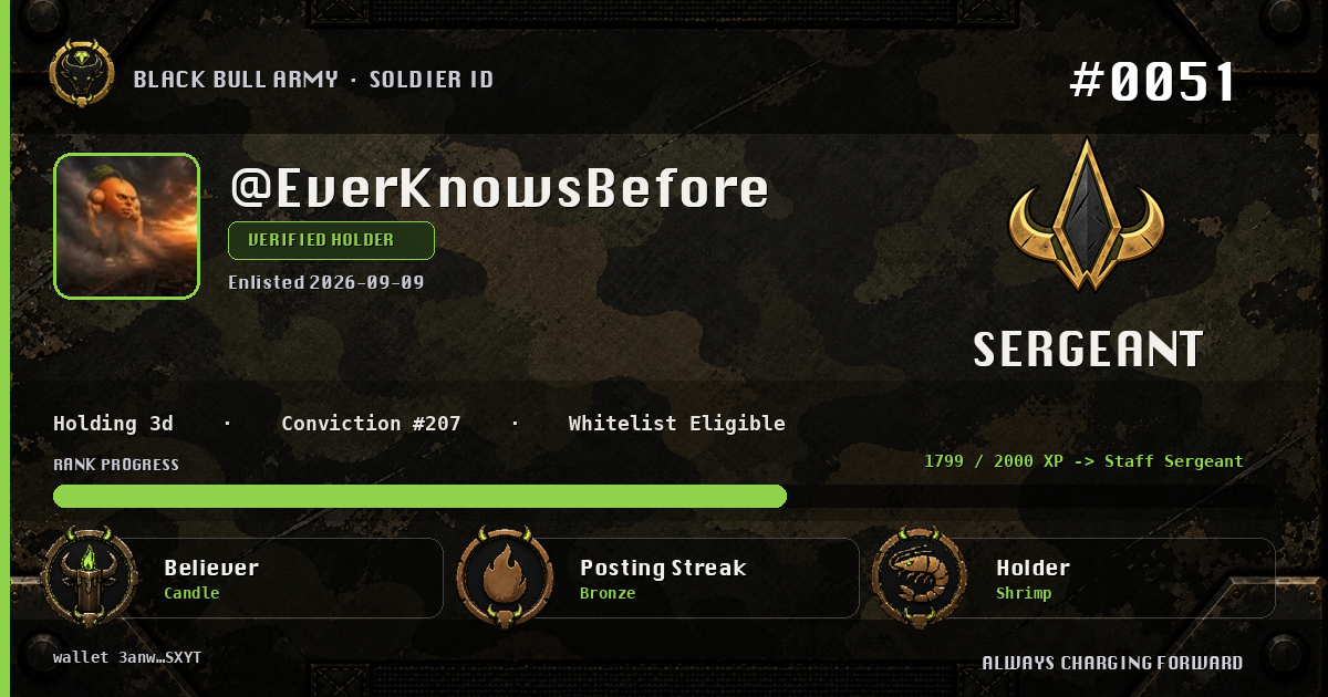 EverKnowsBefore Soldier ID
